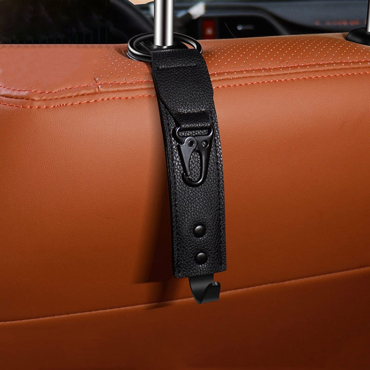 Car Seat Back Multifunctional Storage Metal Hook(Black) - HoMEdemic™ 