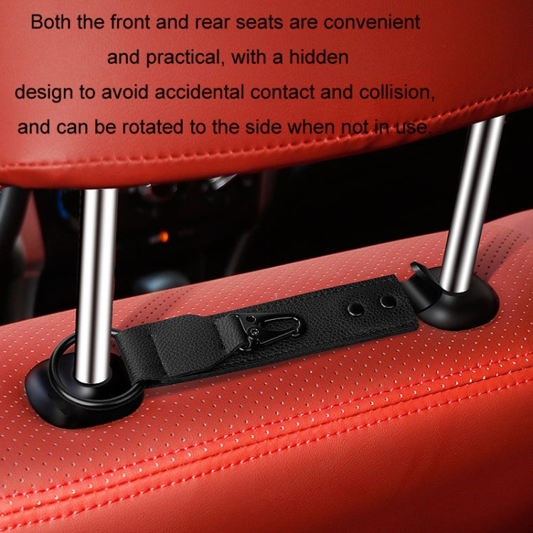 Car Seat Back Multifunctional Storage Metal Hook(Beige) - HoMEdemic™ 