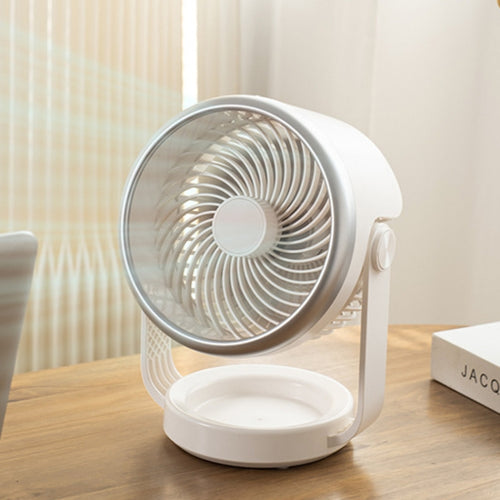 Air Circulating Fan USB Charging Desktop Quiet Fan(White) - HoMEdemic™ 