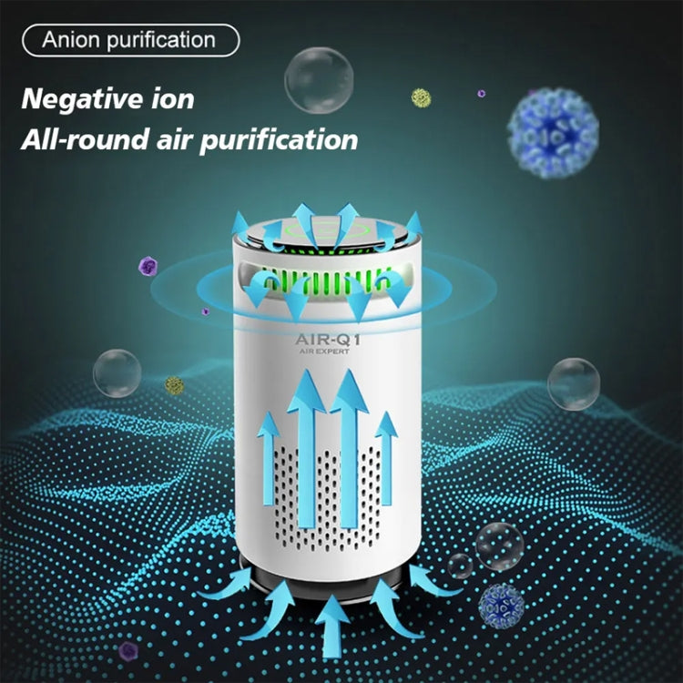 Car Negative Ion Air Purifier Odor Removal Aromatherapy(Black) - HoMEdemic™ 