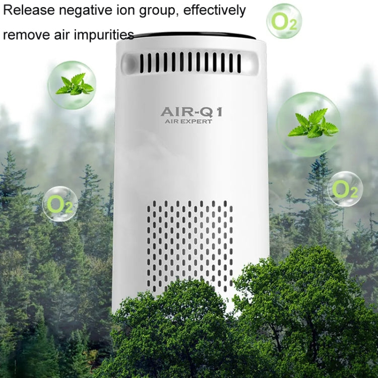 Car Negative Ion Air Purifier Odor Removal Aromatherapy(Black) - HoMEdemic™ 