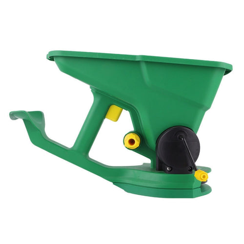 Hand-Powered Seed Spreader for Fertilizer, Salt, Ice Melt Gardens Lawns Small Farms Tool - HoMEdemic™ 