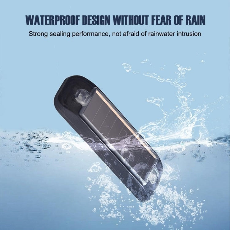 Solar Warning Light Anti-rear Collision LED Flashing Light(Symphony Vibration Sensor+Black) - HoMEdemic™ 