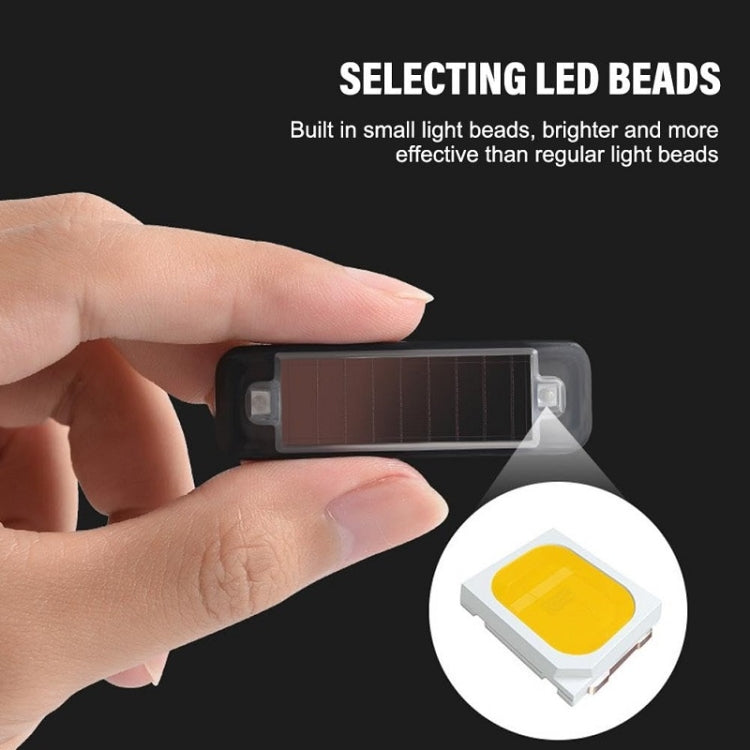 Solar Warning Light Anti-rear Collision LED Flashing Light(Symphony Vibration Sensor+Black) - HoMEdemic™ 