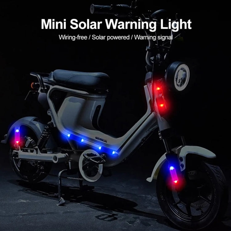 Solar Warning Light Anti-rear Collision LED Flashing Light(Symphony Vibration Sensor+Orange) - HoMEdemic™ 
