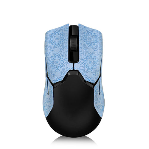 Snowflake Pattern Anti-slip Mouse Stickers For Razer Viper Ultimate Blue Half Surround - HoMEdemic™ 