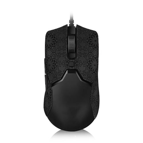 Snowflake Pattern Anti-slip Mouse Stickers For Razer Viper Mini Black Half Surround - HoMEdemic™ 