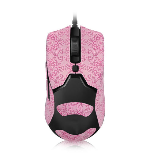 Snowflake Pattern Anti-slip Mouse Stickers For Razer Viper Mini Pink Full Surround - HoMEdemic™ 