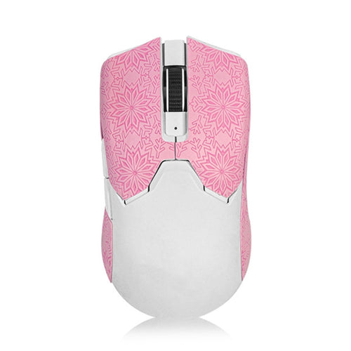 Snowflake Pattern Anti-slip Mouse Stickers For Razer Viper V2 Pro Pink Half Surround - HoMEdemic™ 