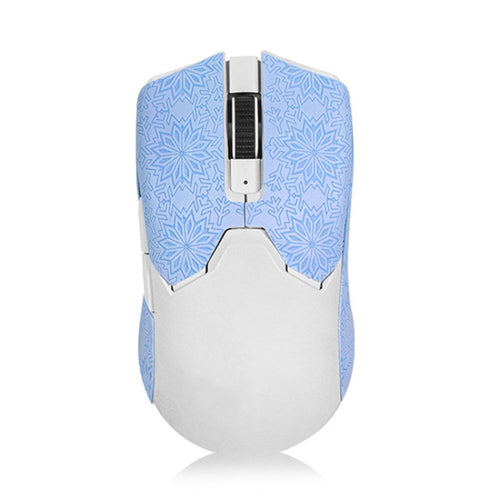 Snowflake Pattern Anti-slip Mouse Stickers For Razer Viper V2 Pro Blue Half Surround - HoMEdemic™ 