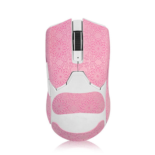 Snowflake Pattern Anti-slip Mouse Stickers For Razer Viper V2 Pro Pink Full Surround - HoMEdemic™ 