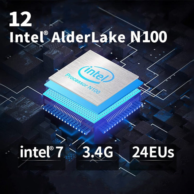 T9 Plus N100 DDR5 8G+1TB US Plug 12th Alder Lake Dual Gigabit LAN+3 HDMI 4K HD Pocket Mini PC - HoMEdemic™ 