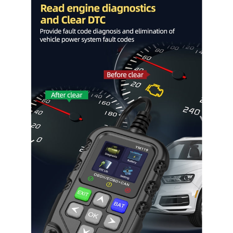 Car Engine Fault Error Code Detection Battery Detector - HoMEdemic™ 