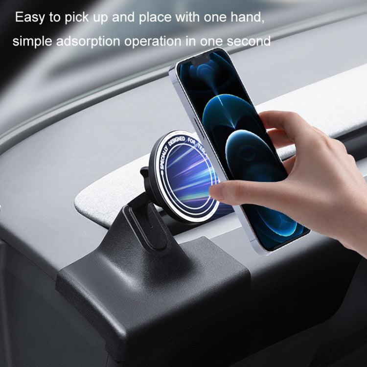 For 2024 Tesla Model 3 Left-hand Drive Air Outlet Magnetic Car Phone Holder(Dashboard Base) - HoMEdemic™ 
