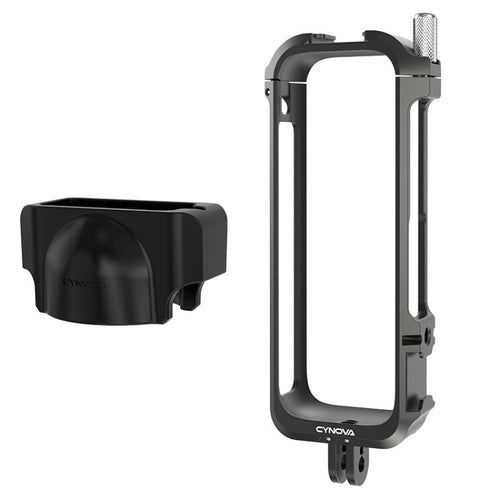 For Insta360 X4 CYNOVA Metal Rabbit Cage + Lens Cover Set Protective Accessories(Black) - HoMEdemic™ 