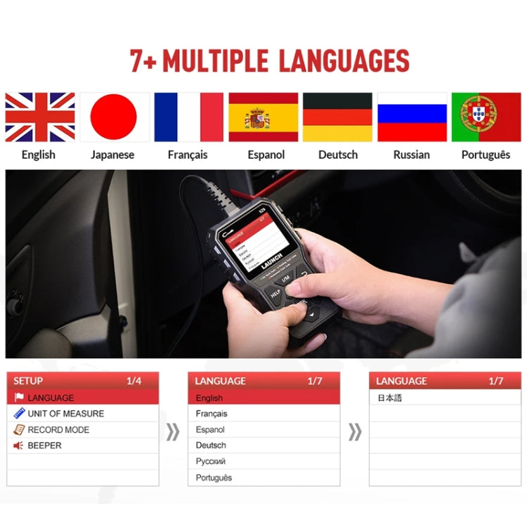 Launch Creader CR529 OBD2 Car Engine Fault Tester Code Scanner(Black) - HoMEdemic™ 