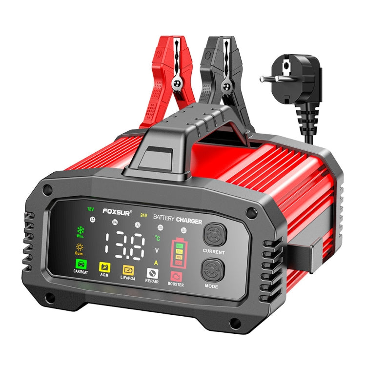 FOXSUR 25A 12V/24V Portable High-Power Car Ship Motorcycle Charger(US Plug) - HoMEdemic™ 