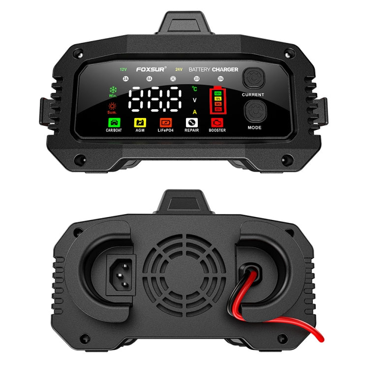 FOXSUR 25A 12V/24V Portable High-Power Car Ship Motorcycle Charger(US Plug) - HoMEdemic™ 