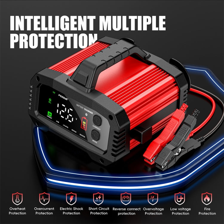 FOXSUR 25A 12V/24V Portable High-Power Car Ship Motorcycle Charger(EU Plug) - HoMEdemic™ 