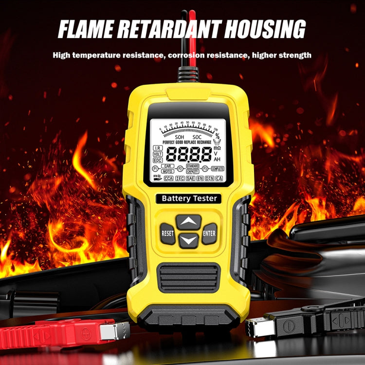 FOXSUR 12V/24V Automotive Lead-acid Battery Internal Resistance Rapid Analyzer(Yellow) - HoMEdemic™ 