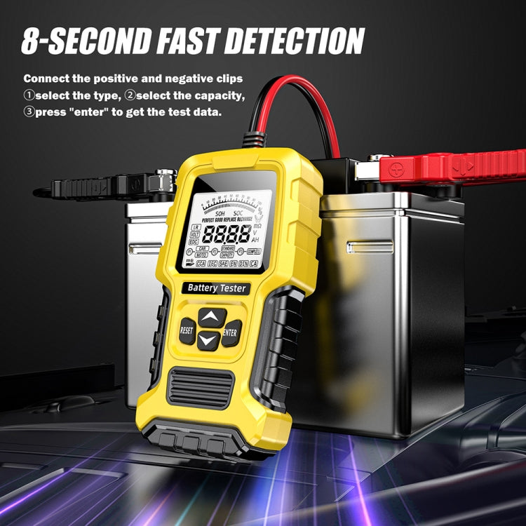 FOXSUR 12V/24V Automotive Lead-acid Battery Internal Resistance Rapid Analyzer(Yellow) - HoMEdemic™ 