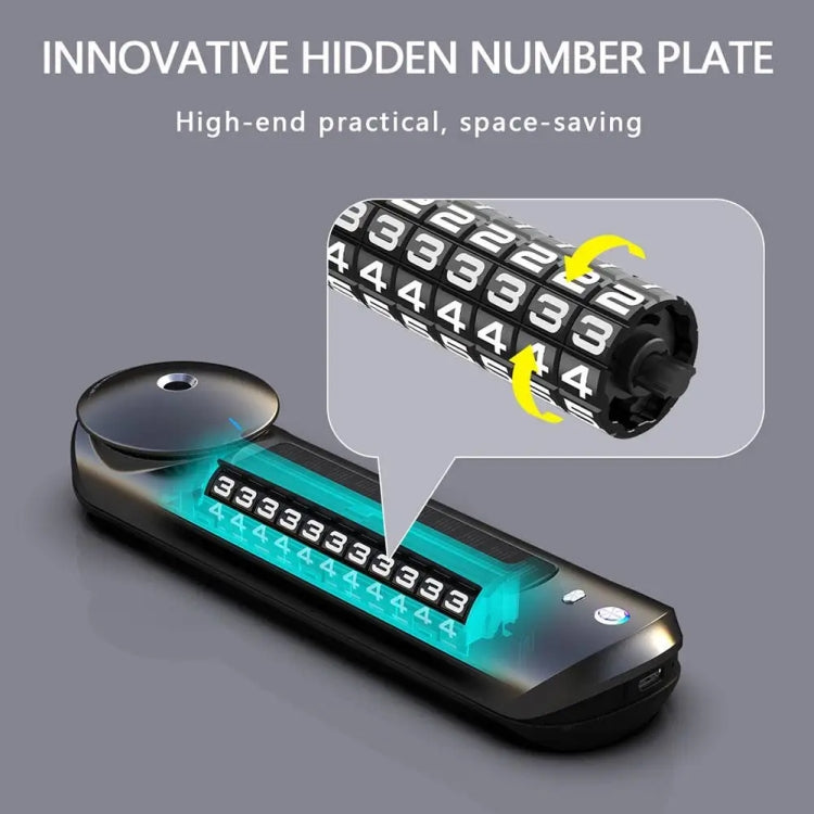 Solar Car Smart Spray Aromatherapy Machine Parking Sign(Gray) - HoMEdemic™ 