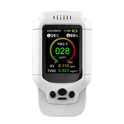 8-In-1 Air Quality Detector PM2.5 / PM1.0 / PM10 / HCHO / TVOC / O3 / Temperature / Humidity Monitor - HoMEdemic™ 