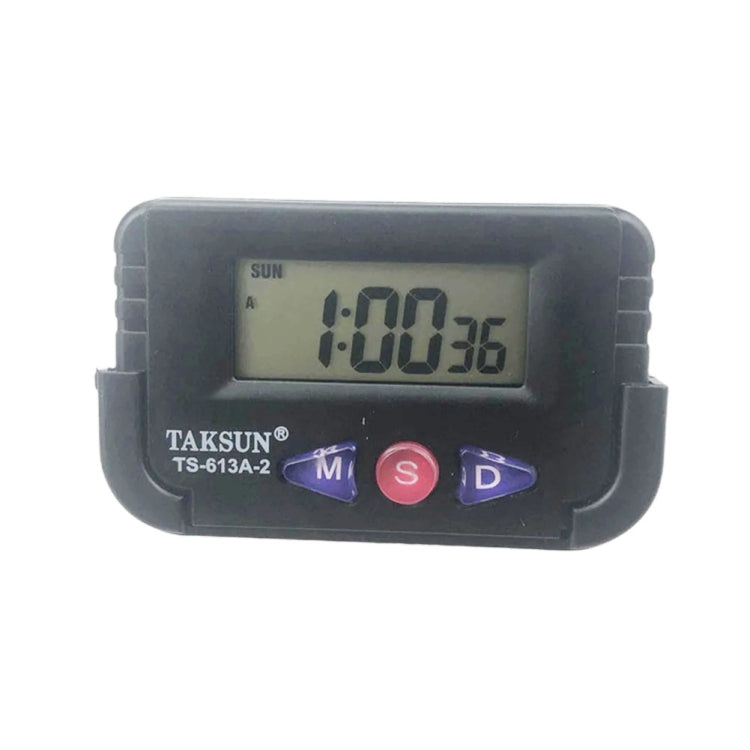 TAKSUN TS-613A-2 LED Display Electronic Car Clock Double-sided Glue Car Clock - HoMEdemic™ 