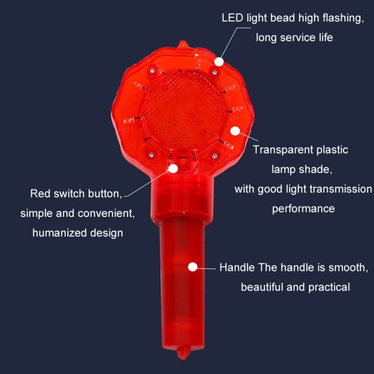Traffic Warning Plum Blossom Light Handheld Construction Roadblock Light - HoMEdemic™ 