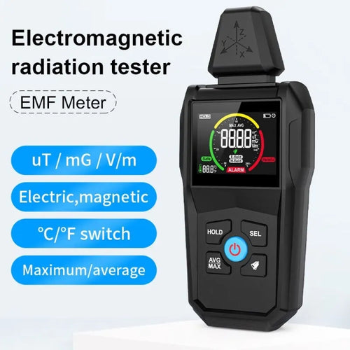 MESTEK  EMF01 Electromagnetic Radiation Detector Highly Sensitive 3-Axis Sensing Probe - HoMEdemic™ 