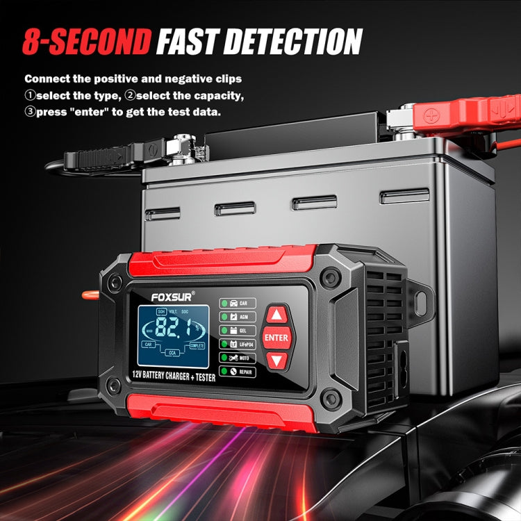FOXSUR Cars Motorcycles 12V Lithium Cattery Charger With Battery Detection(AU Plug) - HoMEdemic™ 