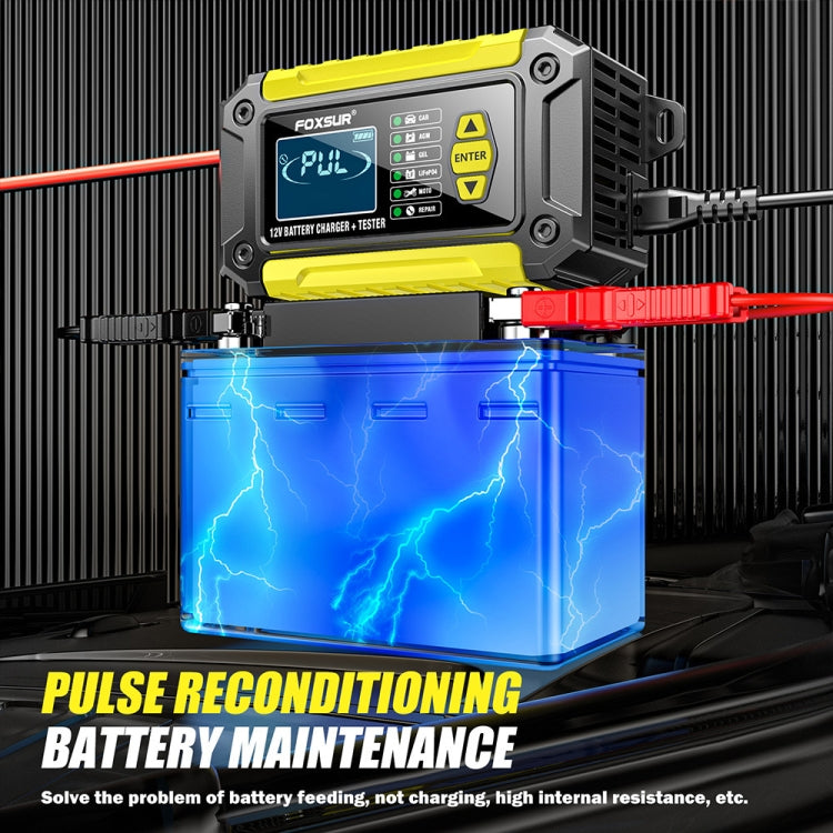 FOXSUR Cars Motorcycles 12V Lithium Cattery Charger With Battery Detection(EU Plug) - HoMEdemic™ 