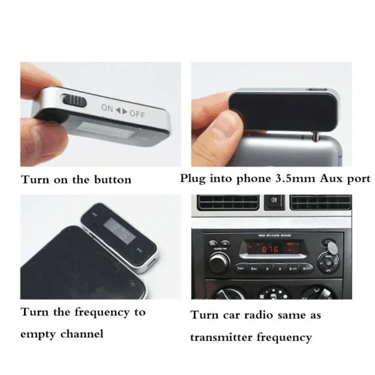 FM-01 3.5mm Music Audio FM Transmitter Mini Wireless Car MP3 Player - HoMEdemic™ 