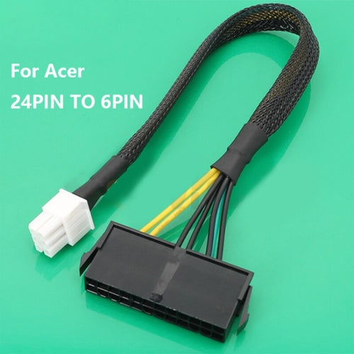 For Acer 24P To 6P ATX Power Supply Motherboard Conversion Cable, Model: No Net 10cm - HoMEdemic™ 