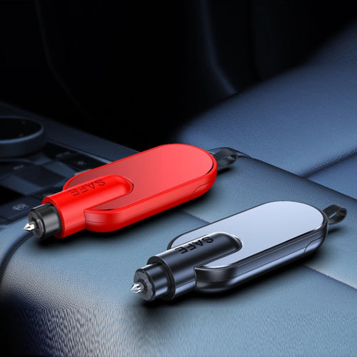 Aluminum Alloy Multifunctional Car Safety Hammer Window Breaker(Red) - HoMEdemic™ 