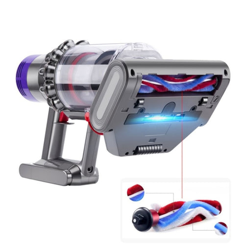 For Dyson V7 V8 Vacuum Cleaner Mattress Sofa Electric Mite Removal Brush Head With UV Light - HoMEdemic™ 