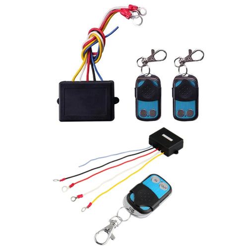 Car Electric Winch Relay Wireless Switch Controller, Specification: 2 Remote Control - HoMEdemic™ 