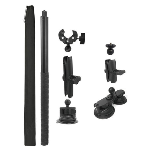 For Insta 360 ONE X / X2 / X3 / X4 Car Top Suction Cup Selfie Stick Bracket, Model: Set 2 - HoMEdemic™ 