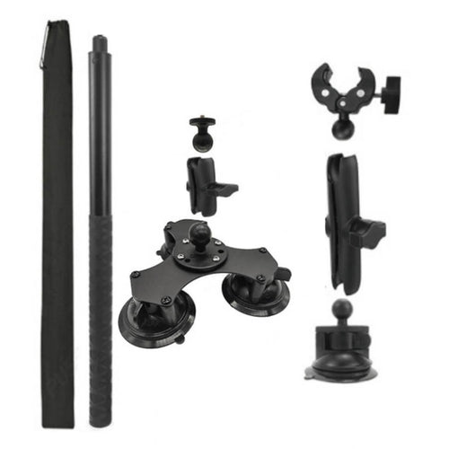 For Insta 360 ONE X / X2 / X3 / X4 Car Top Suction Cup Selfie Stick Bracket, Model: Set 4 - HoMEdemic™ 