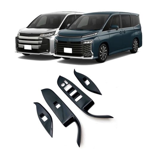 For Toyota 2022 VOXY/Noah 90 Series Right-hand Drive Glass Switch Panel Modification Sticker(Piano Black) - HoMEdemic™ 