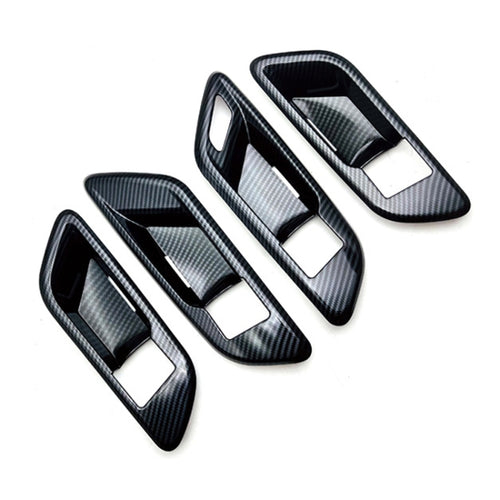 For 2023 Toyota Crown Door Handle Cover Decorative Frame, Style: Left-hand Drive(Carbon Fiber) - HoMEdemic™ 