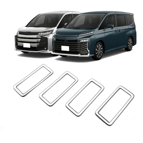 For Toyota 2022 Voxy/Noah 90 Series Rear Air Vent Decorative Frame(Matte Silver) - HoMEdemic™ 