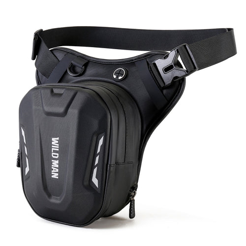 WILD MAN L1 3L Outdoor Motorcycle Riding Hard Shell Waist Bag Sports Cross-body Bag(Black) - HoMEdemic™ 