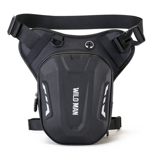 WILD MAN L1 3L Outdoor Motorcycle Riding Hard Shell Waist Bag Sports Cross-body Bag(Black) - HoMEdemic™ 