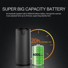 ZEALOT S8 3D Stereo Bluetooth Speaker Wireless Subwoofer Column Portable Touch Control AUX TF Card Playback Handsfree with Mic - HoMEdemic™ 