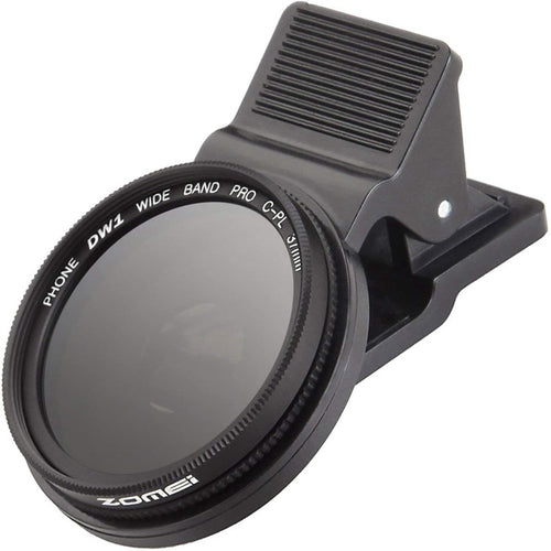 ZOMEI Camera Filter 37MM CPL Polarizer Mobile Phone External Lens(Black) - HoMEdemic™ 