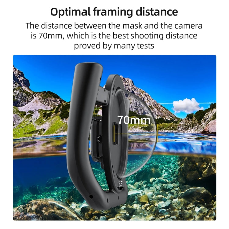 TELESIN  30M Waterproof Handheld Stabilizer Housing Case With Cold Shoe 1/4 Thread - HoMEdemic™ 