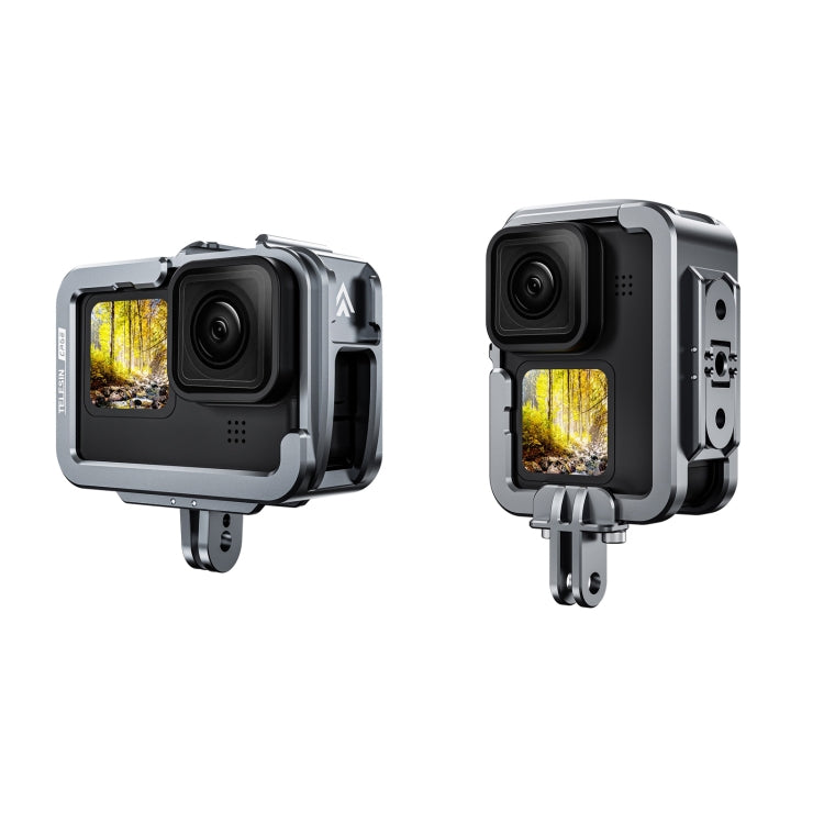 TELESIN Aluminium Alloy Frame Case For GoPro Hero11 Black / HERO10 Black / HERO9 Black ,Spec: Regular Models - HoMEdemic™ 