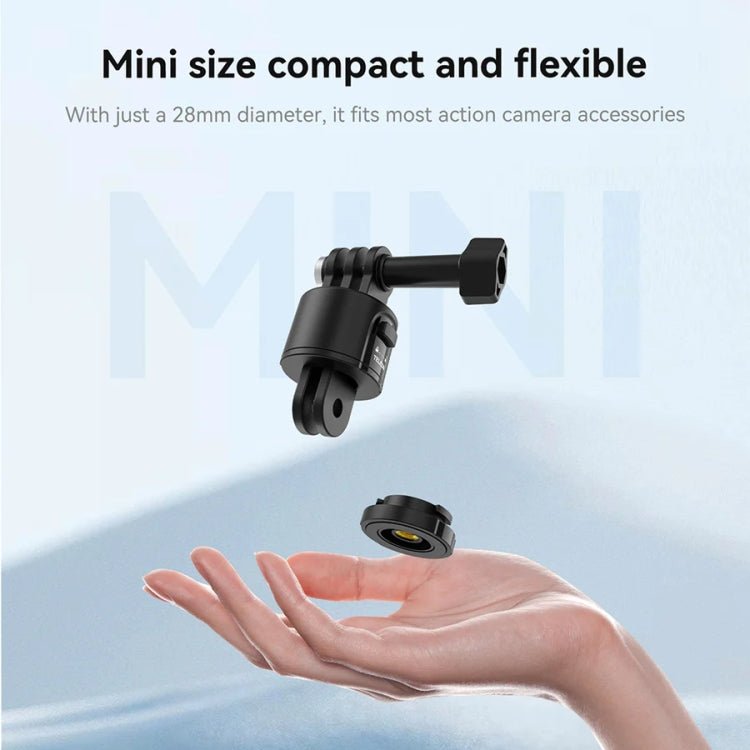 TELESIN CQM-001 Universal Magnetic Quick Release Adapter Kit For Sports Cameras(Black) - HoMEdemic™ 