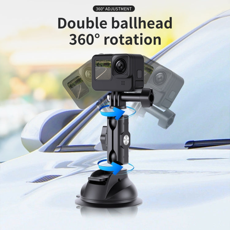 TELESIN Car Action Camera Holder Suction Cup 360 Degree Adjustable - HoMEdemic™ 